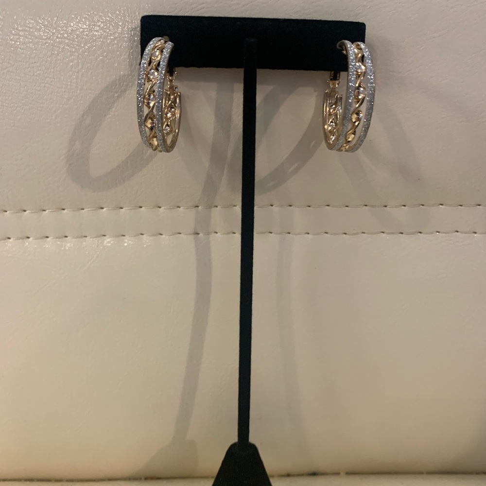 Sparkle Hoop Earrings
